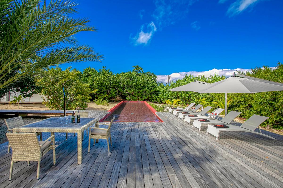 Villa rental St Martin - Pool